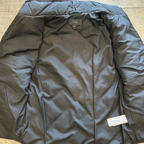 Jcrew Black Gold Quilted Puffer Vest Size XS - Picture 2 of 7